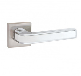 Ручка дверная FERRE R06.115 CP/CP/WHITE