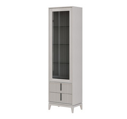 Шкаф с витриной B2D1 (1 дв.) "Алекс"