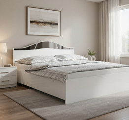 Кровать Бабочка Белый/Венге/Графит