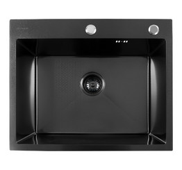 KANZLER Мойка KAS 600*500 BLACK PVD DECOR