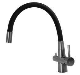 Кухонный смеситель KANZLER KAF 4402-43 BLACK PVD/BLACK