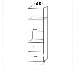 Альберо ПНЯ600 пенал под духовку