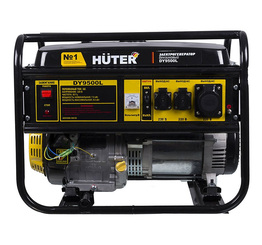 Бензиновый генератор Huter DY9500L, 7,5 кВт