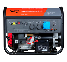 Бензиновый генератор Fubag BS 8000 AES Duplex, 7,5 кВт