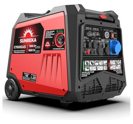 Инверторный бензиновый генератор SUNREKA G7000EAiS, 6,5 кВт