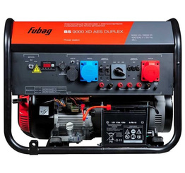 Бензиновый генератор Fubag BS 9000 XD A ES Duplex, 8,5 кВт